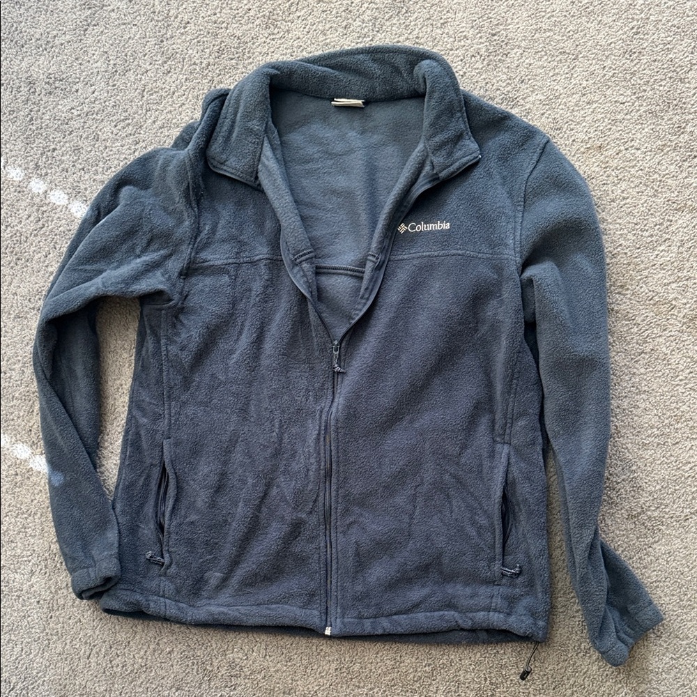 Men’s Columbia Navy Full-Zip Fleece Jacket
